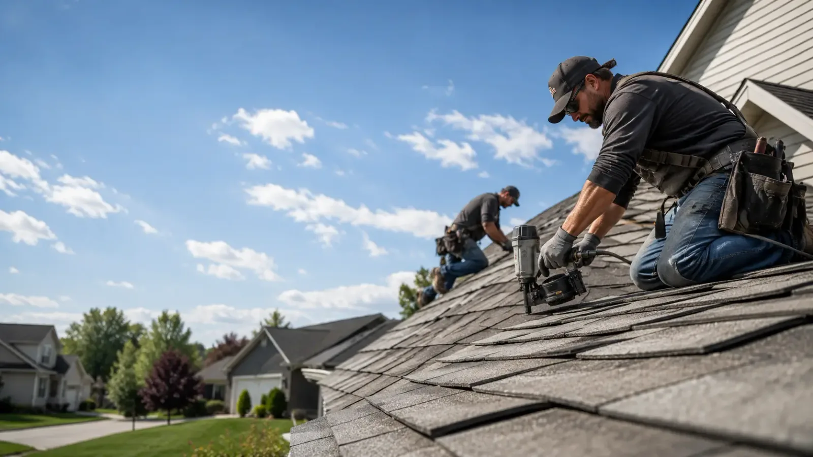 Storm Damage Roof Repair in Amber, OK near me